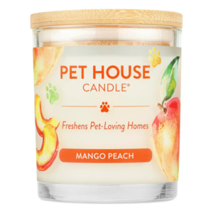 Pet House Natural Soy Wax Candle - Mango Peach - 8.5oz