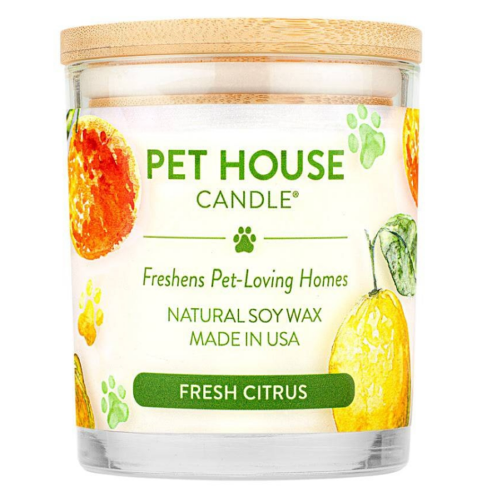 Pet House Natural Soy Wax Candle - Fresh Citris - 8.5oz