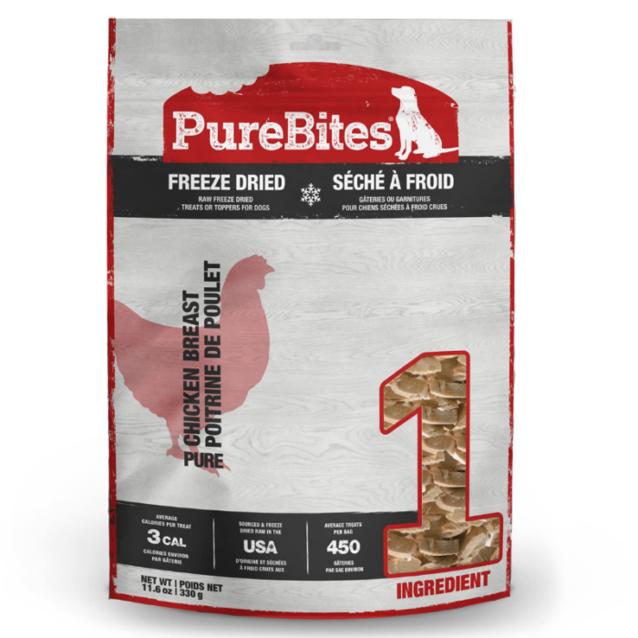 Purebites Freeze Dried Dog Treats - Chicken