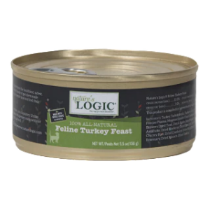 Nature's Logic Turkey Feast Canned Cat Food 5.5oz