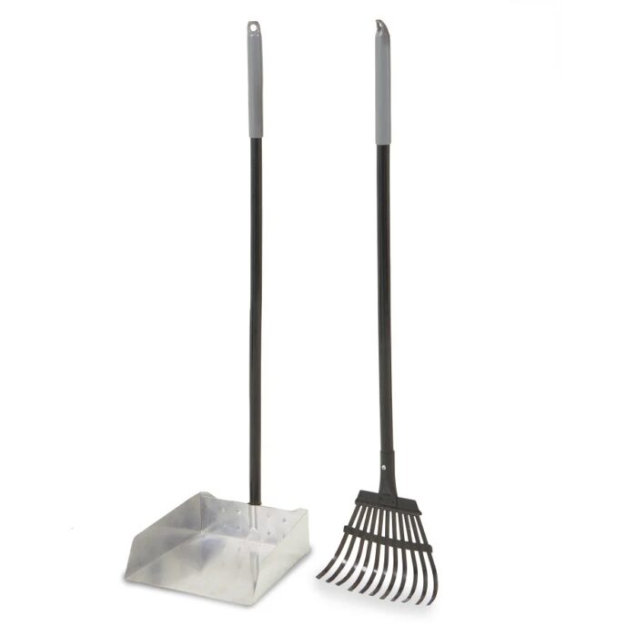 PetMate Poop Scooper - Rake and Pan - Large