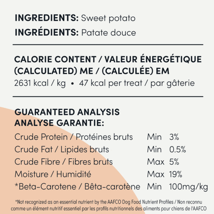 Crumps’ Naturals Treats – Sweet Potato Chews - Image 2