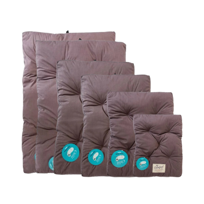 Unleashed Dog Bed - Purple Corduroy