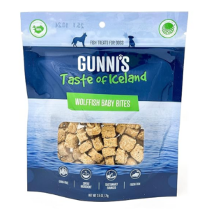 Gunnis Dog Treats - Wolffish Baby Bites - 71g (2.5oz)