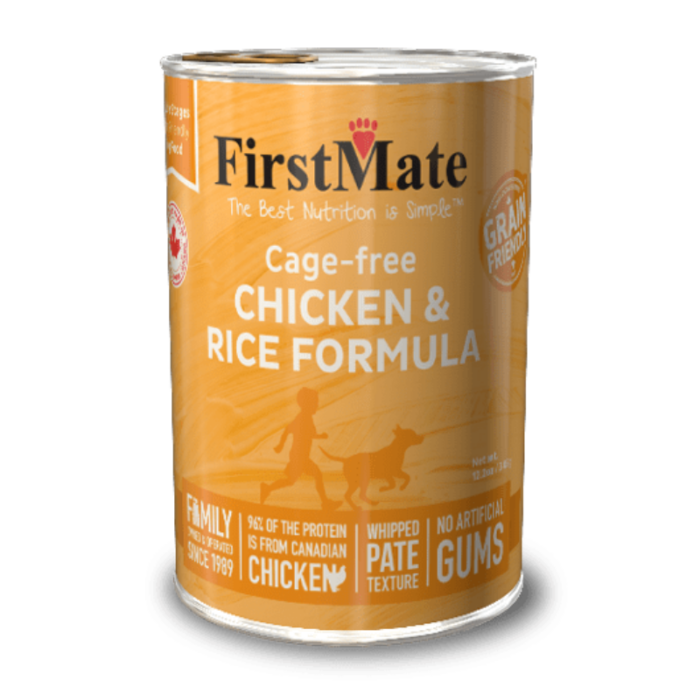 FirstMate Canned Dog Food - Chicken and Rice - 346g (12.2oz)
