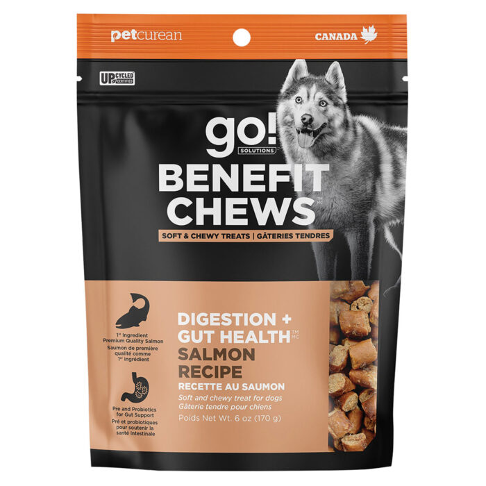 Go! Solutions Digestion & Gut Health Benefit Chews - Salmon Recipe 170g (6oz)