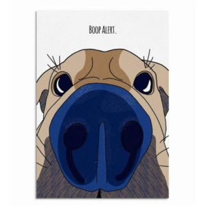 Poochie-Post Edible Dog Birthday Card – Boop Alert