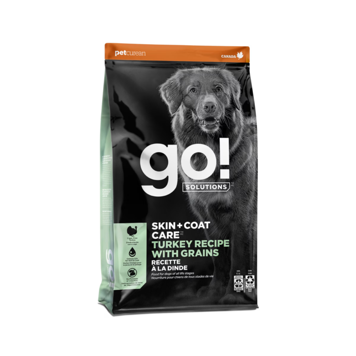 Go! Solutions Dog Food – Skin and Coat Turkey with Grains