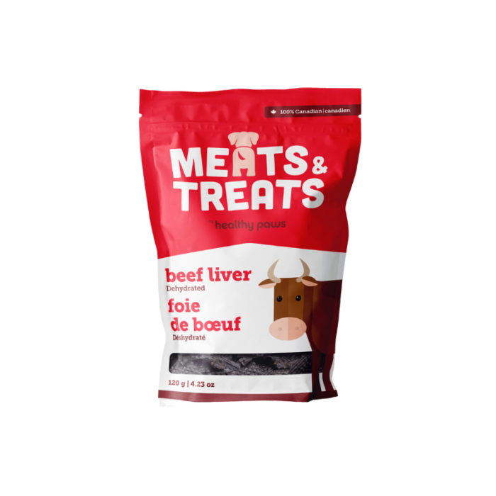 Healthy Paws Meats & Treats Beef Liver - 120g (4.23oz)