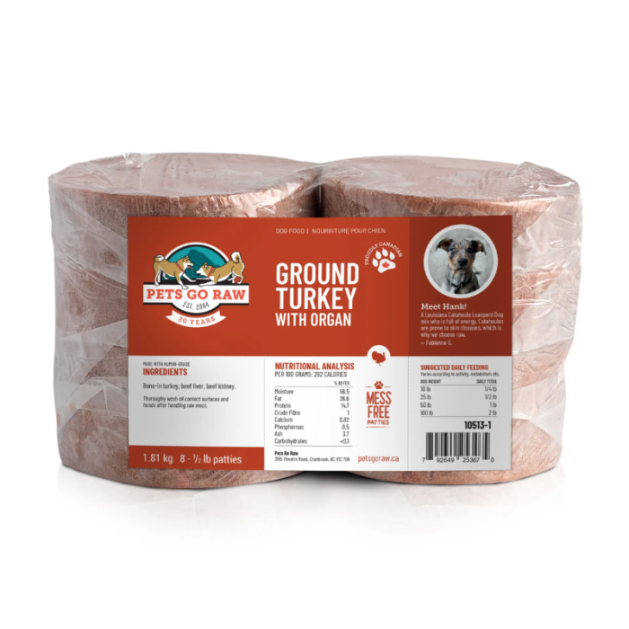Pets Go Raw - Turkey With Organ