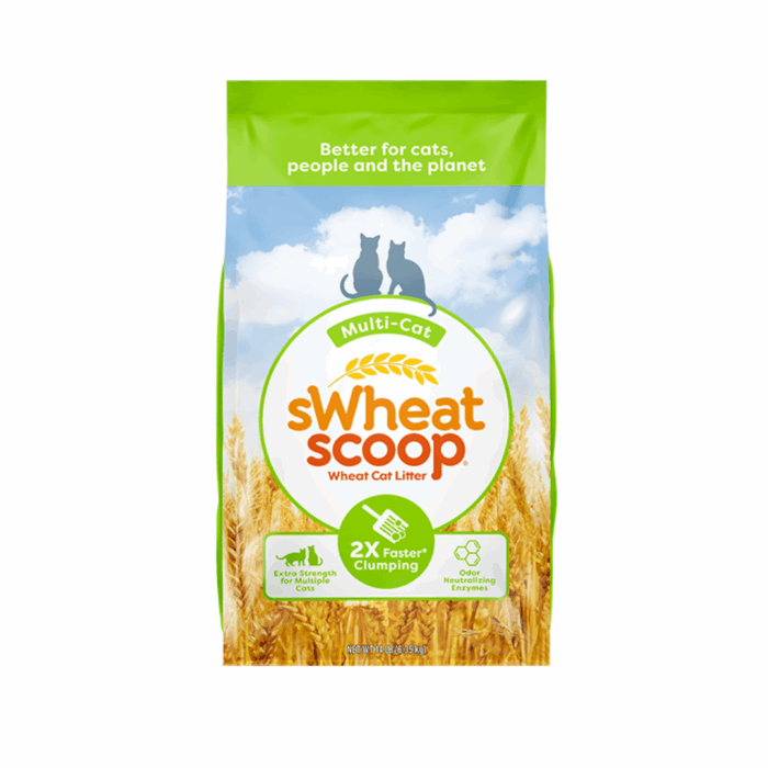 Swheat Scoop Fast Clumping Litter - Multi Cat - 28lb Bag