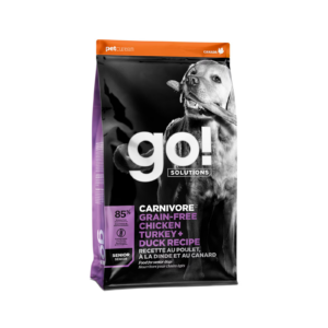 GO CARNIVORE CHICKEN, TURKEY AND DUCK SENIOR DOG FOOD 22LB