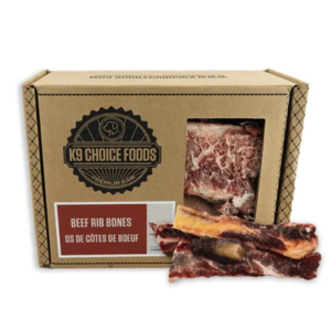 K9 Choice Beef Rib Bones- 3lb Box