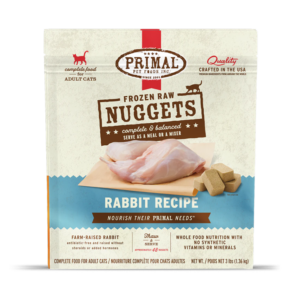 Primal Nuggets Rabbit Formula Cat Food 3lb