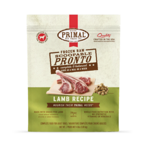 Primal Pronto Lamb Formula Dog Food 4lb