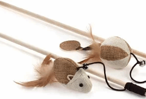 Linen Cat Toy Teaser