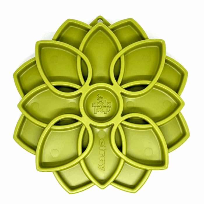 SodaPup Etray Enrichment Tray for Dogs - Mandala Green