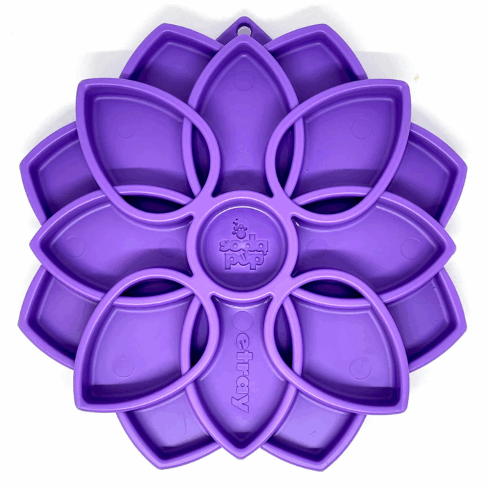 SodaPup Etray Enrichment Tray for Dogs - Mandala Purple