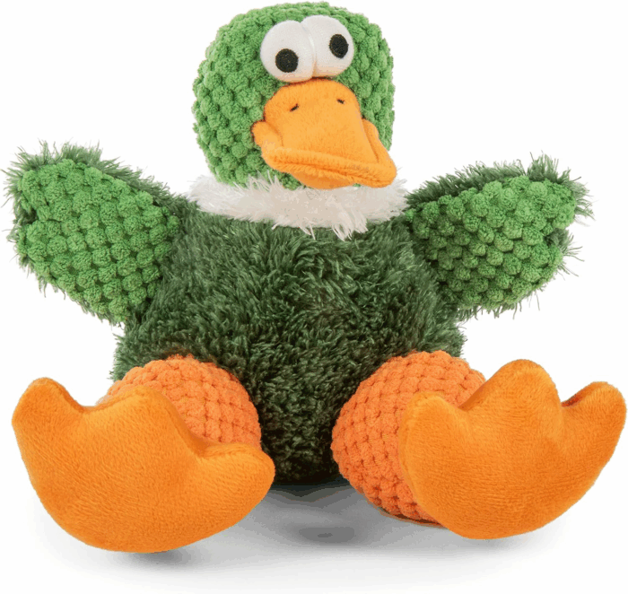 GoDog Duck Plush Dog Toy - Large