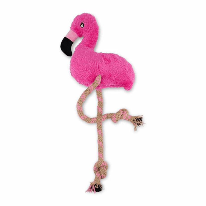 Beco Flamingo Plush Dog Toy