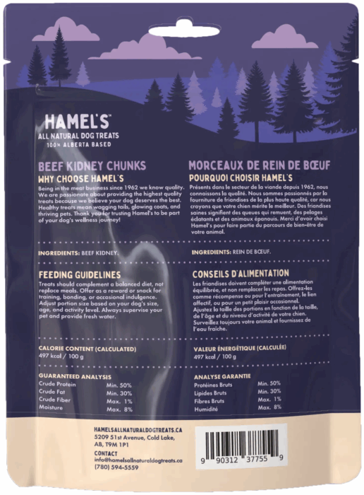 Hamel's Dog Treats - Freeze Dried Kidney Chunks 100g - Image 2