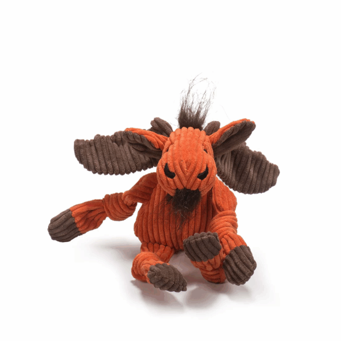 HuggleHounds Knottie Morris Moose Dog Toy