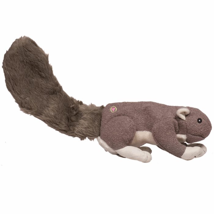 HuggleHounds Big Feller Squirrel Dog Toy