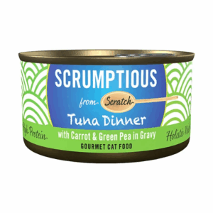 Scrumptious Canned Cat Food 2.8oz Tuna Carrots and Peas