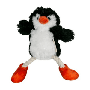 Tall Tails Plush Penguin with Rope